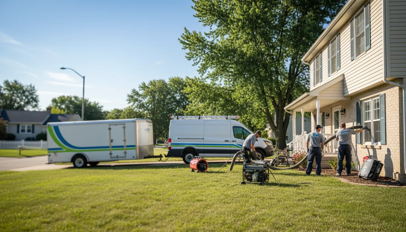 Flooded Basement Restoration And Cleanup With Repair in Stroh, IN near me
